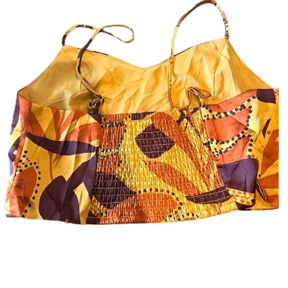 House of Harlow 1960 Satin Pull-Over Crop Top – NWT Size XS - Picture 3 of 3